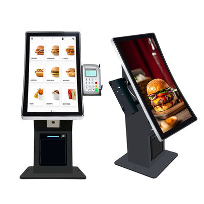 23,6 inch gebogen scherm populaire touchscreen selfservice bestelkiosk desktop betalingskiosk check-in check-out kiosk