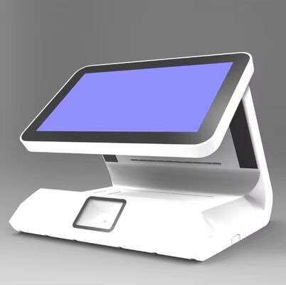 Android Desktop Dubbel scherm Kassa Scherm met 80 mm Printer en Scanner 11.6 inch + 11.6 inch 2GB + 32GB POS Systems Machine Terminal