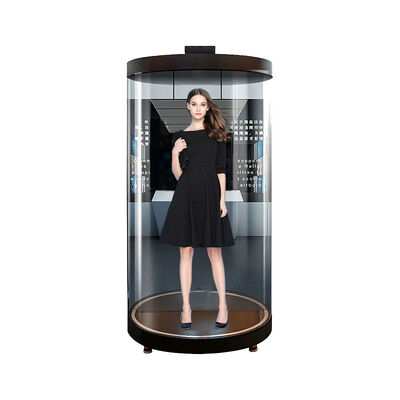 21.5 inch 75 inch Android systeem AI technologie Mini LED Digitale menselijke holografische vitrine reclame kiosk