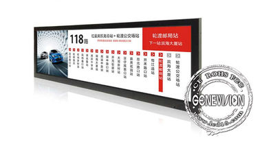 TFT-Type de Vertoning van de Rekmonitor 28 Duim Gesneden Speciale Grootte voor Bus Adverterende Speler