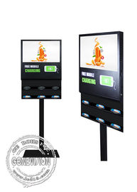 Digitale Digitale Signage van Wifi de Telefoon van de 21,5 Duim Draadloze Cel het Laden Elektronische Post