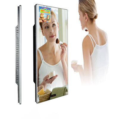 32 duim 43 Duimtoilet Interactieve Reclamelcd Spiegel, Digitale Magische Spiegelvertoning met Bewegingssensor
