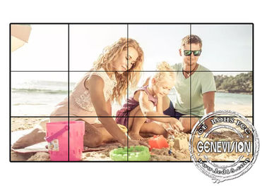 Onderzocht Digitale Signage Videomuur 1.8mm Super Smalle Rand Gap 55 Duim Multicomité
