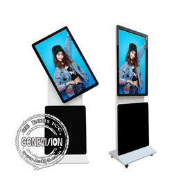 Roteer de Kiosk Digitale Signage Android van het 55 Duimtouche screen Adverterend Media de Vloertribune van Wifi 3g