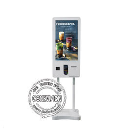 QR scanner/Printertouch screenkiosk 32“ Self - service die tot Capacitief Aanrakingsmenu opdracht geeft