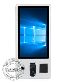 De capacitieve Kiosk 32 DuimCreditcard Bill Payment Machine van de Touch screenself - service met de Lezer van de QR Codenfc Kaart