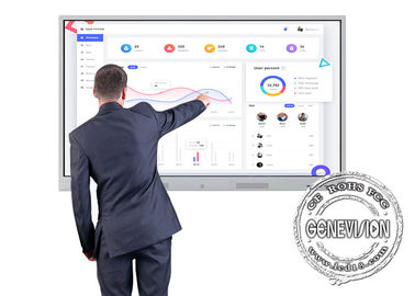 75 de Zaal 4K van de Duimconferentie Interactieve van het Anti Digitale Signage van Whiteboard Glanstouche screen Slimme