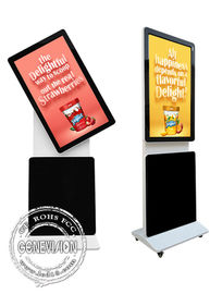 Draaibare Capacitieve Kiosk 43 Duim Android 5,1 van het Touch screenwinkelcomplex LCD Digitale Signage