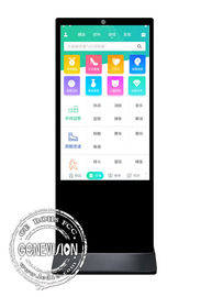 De slimme Capacitieve Digitale Signage van Wifi van de Touch screenkiosk Camera bouwde“ Grote Grootte 65 in met 4G Google Play