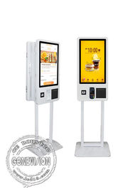 Metaalvloer die van de de Kioskbetaling van de 32 Duim de Dubbele Zijself - service leverancier van het Touche screenbill acceptor china factory bevinden zich