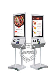De Kiosk van de Mcdonaldself - service het Touche screen van 27 Duimandroid met POS Machineprinter Scanner
