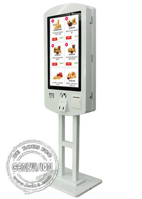 Het dubbele Scherm Win10 de Self - servicekiosk Macdonalds van het 32 Duim Capacitieve Touche screen