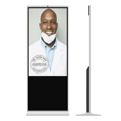 55 Duimvloer die Android-Touch screenkiosk voor Apotheek bevinden zich
