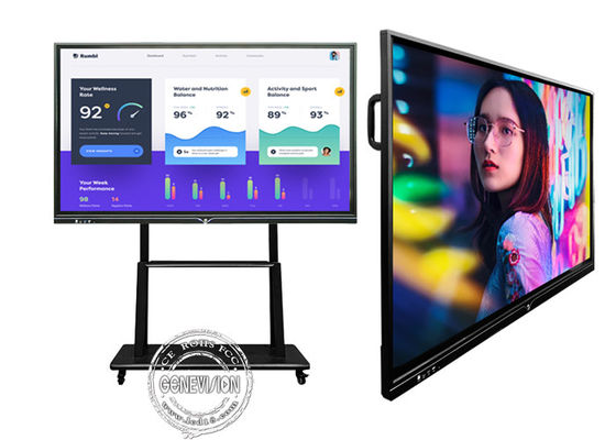 4K 75 duim 20 richt Touch screen LEIDEN Vlak Comité Interactieve Whiteboard voor Conferentie Meetting