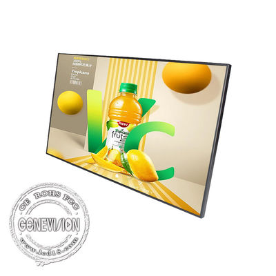 6ms reactie ultra Slanke LCD Digitale Signage Videomuur 500cd/M2