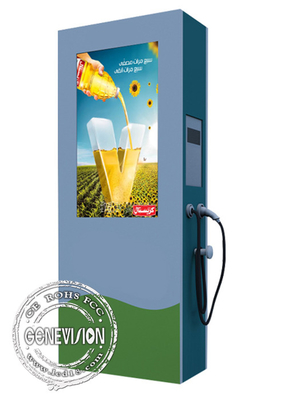 43“ LCD Reclametotem IP65 voor EV-het Laden Post