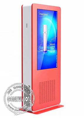 Tweezijdige Vloer die Verklaarde de Kiosk Digitale Signage ROHS bevinden zich van WiFi LCD