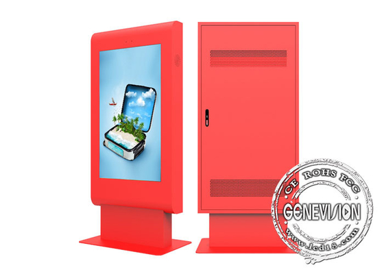 Waterdichte de Tribune Openlucht Digitale Signage IP65 van de 2500 Netenvloer