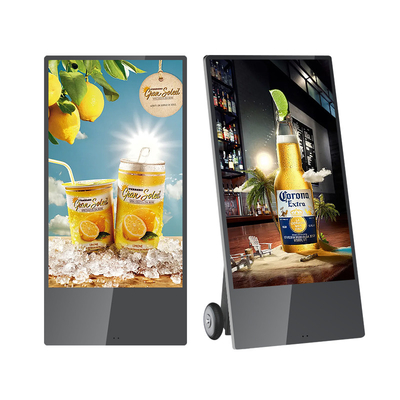 Openlucht de Aanrakingslcd van 43200mAh Capacitieve Digitale Signage Op batterijen met Android-Systeem