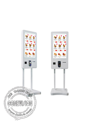 32 duimvoedsel die tot de Kiosk van de Self - servicebetaling voor McDonald/KFC/Restaurant opdracht geven
