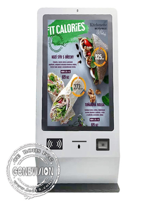 Van de het Touche screenkiosk van het Desktoprestaurant Verklaard de Self - servicece